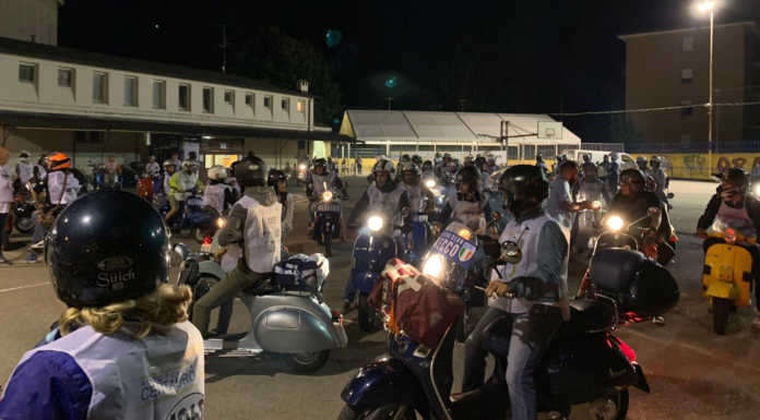Vespa. Il ‘raid notturno’ del Lario fa il pieno di partecipanti