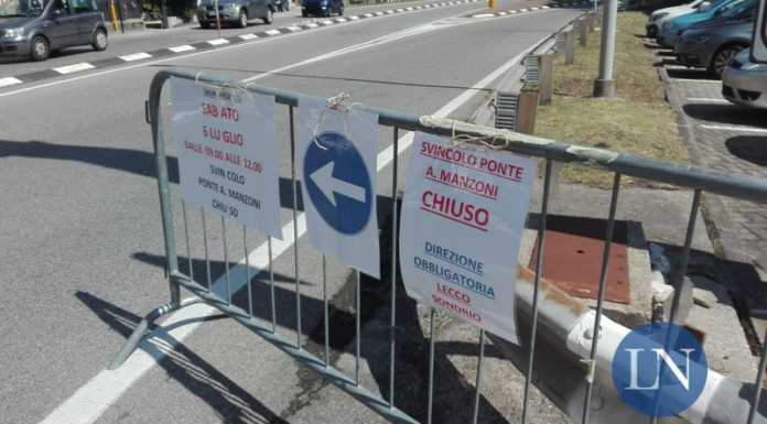 Pescate sabato chiude lo svincolo. Il sindaco: “Una scelta di coraggio”