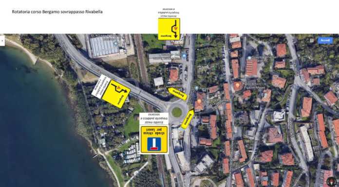 Viabilità. Divieto di transito tra la chiesa del Beato Serafino e Vercurago