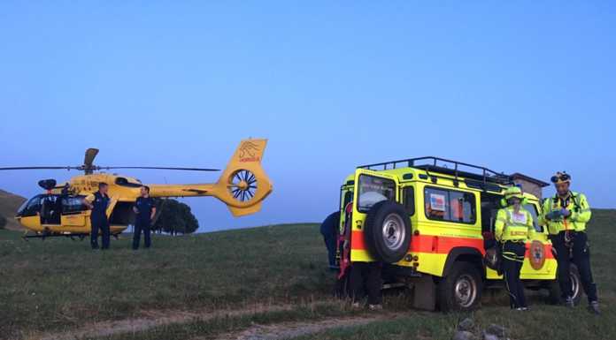 Gandino. 82enne cade da una scala, soccorso con l’elicottero