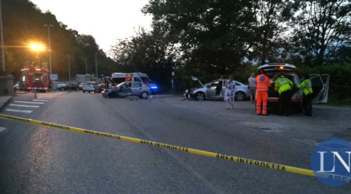 Imbersago, incidente tra tre auto sotto il Santuario della Madonna del Bosco