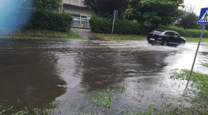 Maltempo, Protezione civile in azione a Merate e Osnago