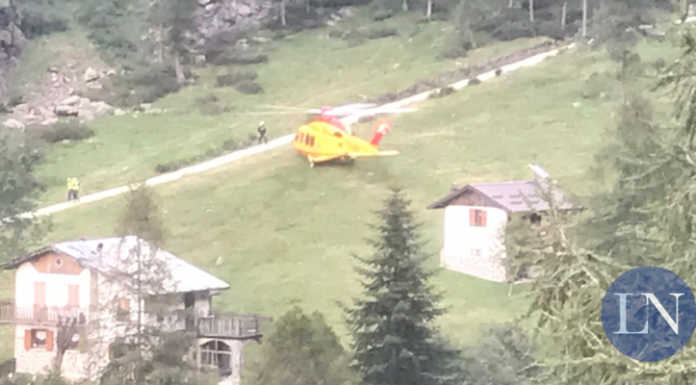 Premana, elisoccorso in azione all’alpe Vegessa per una caduta da moto