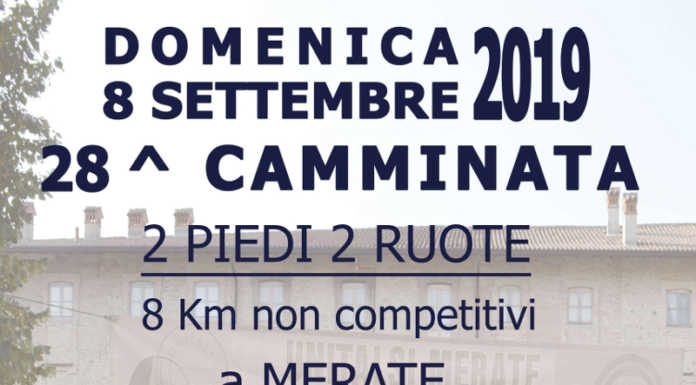 Merate. Domenica 8 settembre camminata “2 piedi 2 ruote”