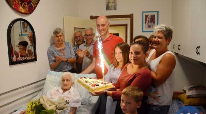 Carenno festeggia i 107 anni della signora Chiara Rigamonti