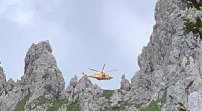 Escursionista ferito in Grignetta, elisoccorso in azione