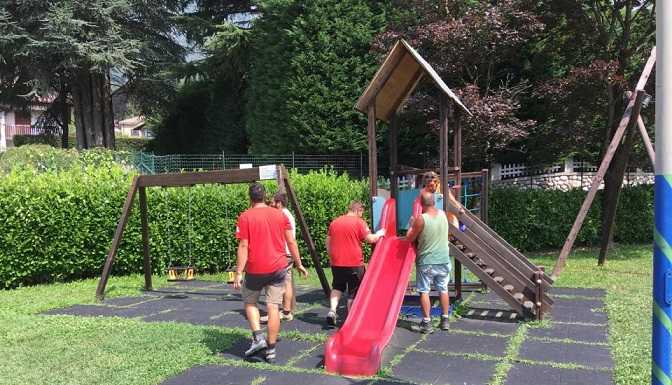 Ballabio. Nuovi giochi per i bimbi e manutenzioni al parco Grigna