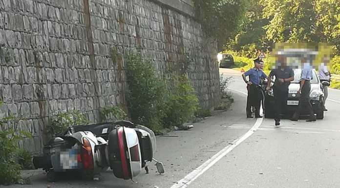 Perego, scontro auto moto sulla Briantea, soccorso motociclista