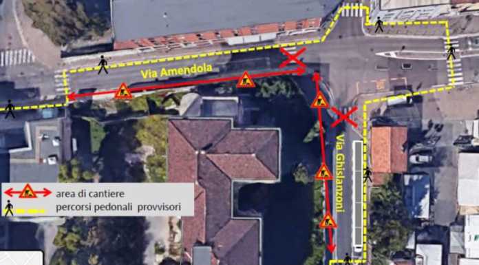 Cantiere nell’area del Politecnico, modifiche alla viabilità pedonale