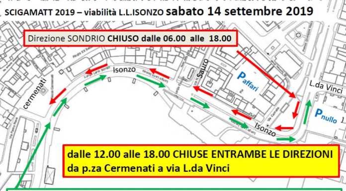Sabato la Scigamatt in centro, attenzione alla viabilità