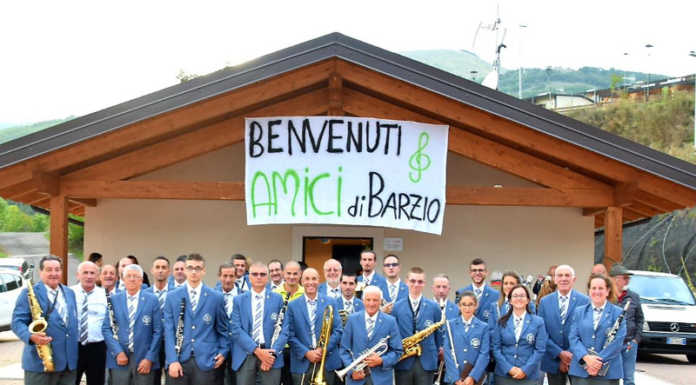 La Banda di Barzio in visita ad Accumoli, in tre anni tanta solidarietà