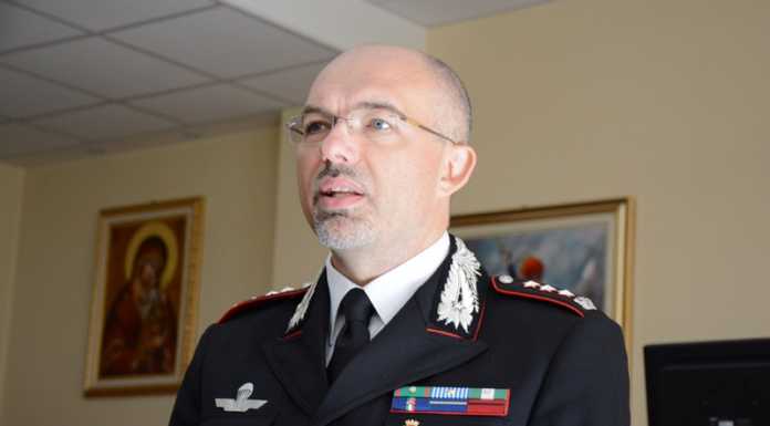 Arriva da Biella il nuovo comandante provinciale dei carabinieri, Igor Infante