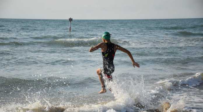 Triathlon, emozioni per Carlotta e Michele Bonacina a Lignano
