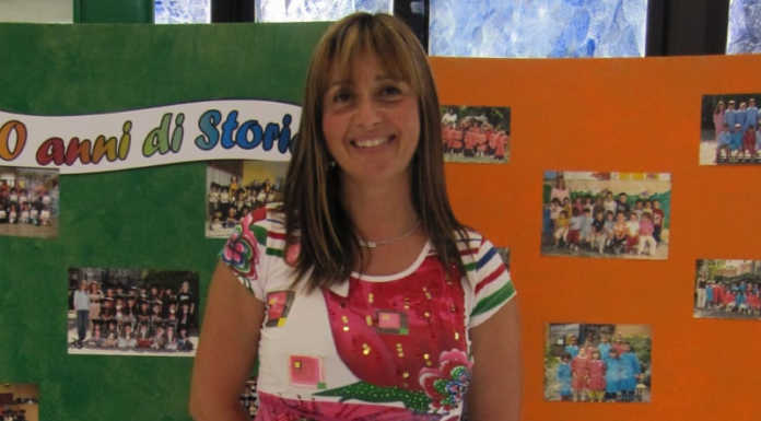 La maestra Laura festeggia 20 anni all’asilo di Vercurago