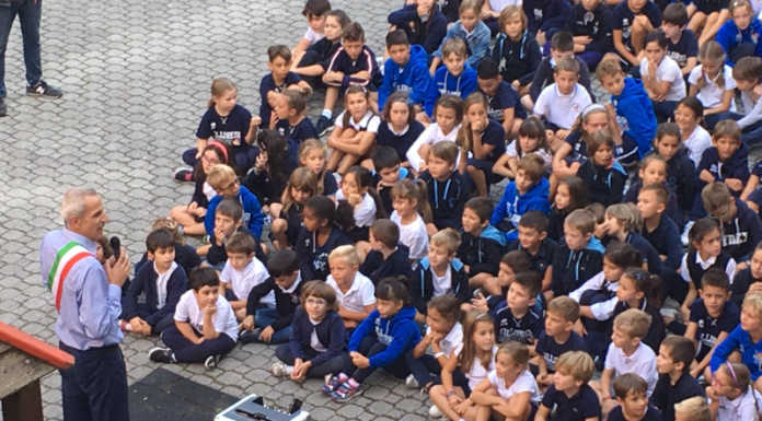 Merate, il saluto del sindaco agli studenti del Collegio Villoresi