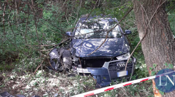 Monte Marenzo, incidente alla Levata: automobilista esce di strada e finisce nel bosco