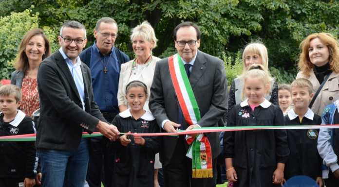 Valmadrera. Nuovi giochi al parco di via Casnedi, “ora è inclusivo per tutti i bimbi”