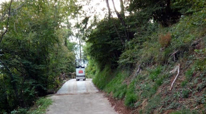 Carenno. Completati i lavori sulla strada agro-silvo-pastorale Caversano-Montebasso