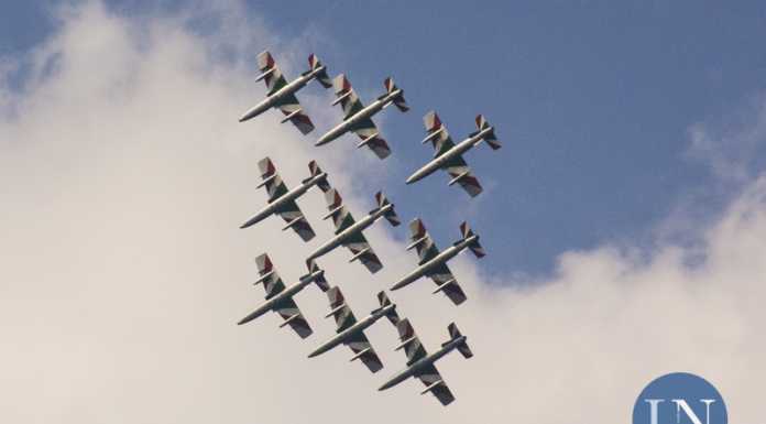 Varenna: mattinata di prove per le Frecce Tricolori (Foto e Video)