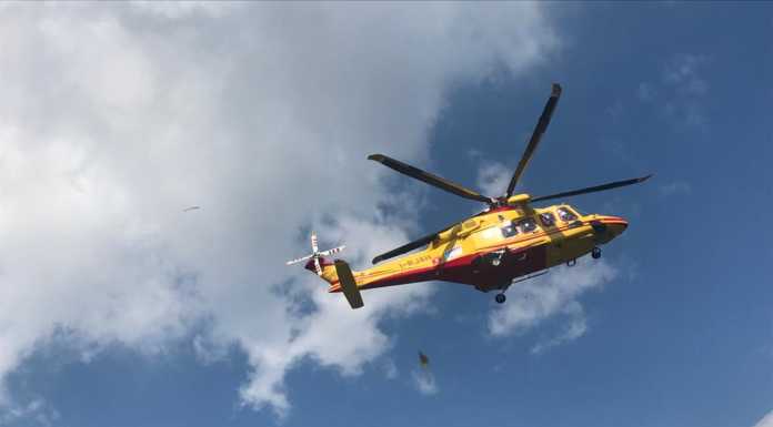 Mattinata di infortuni in montagna, elisoccorso in azione