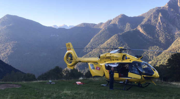 Giumello, cade in una zona impervia, soccorsi in azione