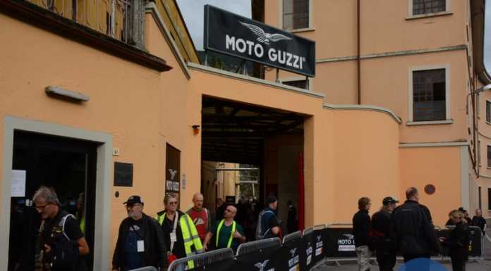 Moto Guzzi: il raduno è iniziato. A Mandello biker da tutta Europa