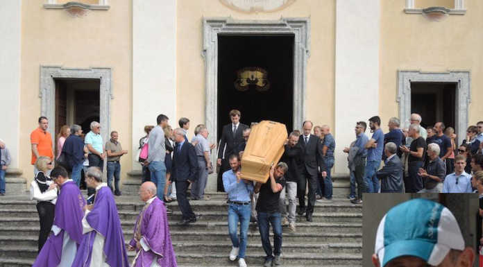 Perledo, l’addio commosso a Pio Mainetti: “Ora corri tra le tue montagne”