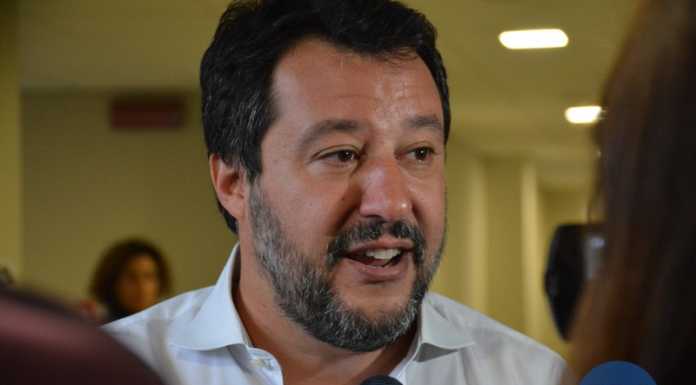 Matteo Salvini in tribunale a Lecco al processo contro don Giorgio De Capitani (IL VIDEO)
