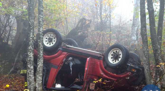 Morterone, esce di strada e finisce in una scarpata: salvo 75enne
