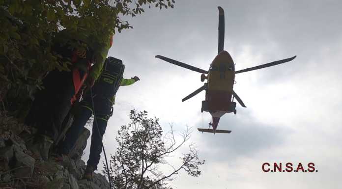 Infortunio in Medale, l’intervento del Soccorso Alpino (VIDEO)