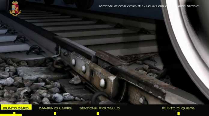 Incidente ferroviario di Pioltello, in un video la ricostruzione 3D