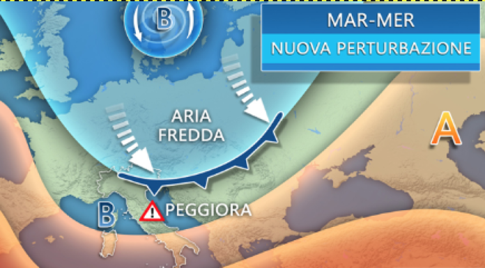 Meteo, arriva l’autunno. Piogge e temperature in calo
