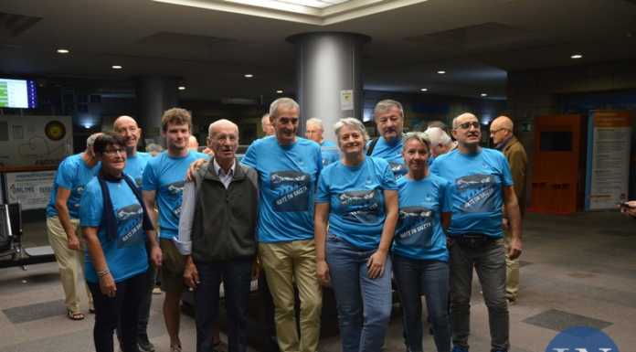 Il Resegone nella hall dell’ospedale: inaugurata l’opera dell’ingegner Torchiana