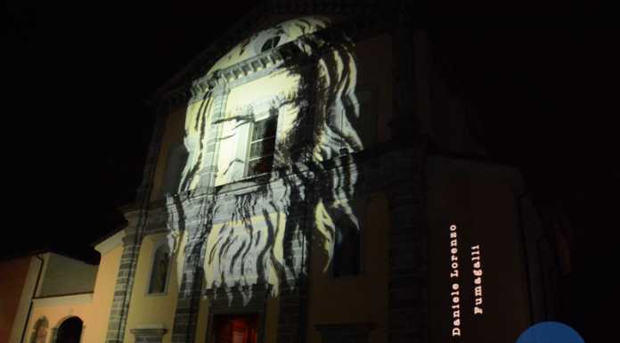 Luci sulla città. Proiezioni leonardesche sulla chiesa di Oggiono