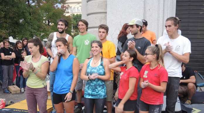 Oltre 250 climber danno spettacolo in centro al Rampega Boulder Lecco