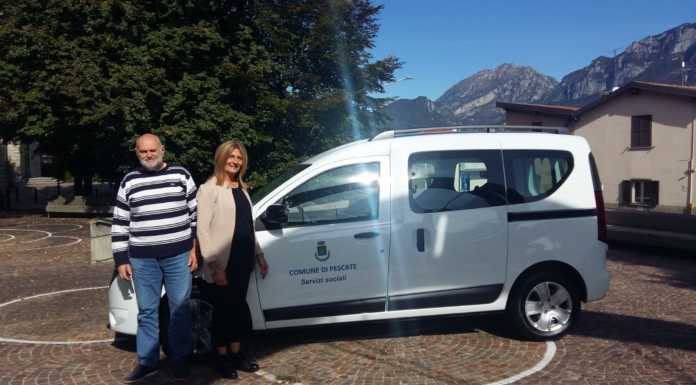 Pescate. Un nuovo veicolo per i servizi sociali, per il trasporto di anziani e disabili