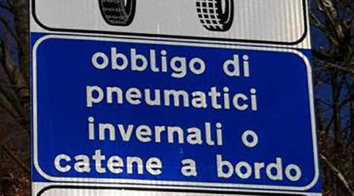 Dal 15 novembre obbligo di catene o gomme invernali, ecco su quali strade Anas