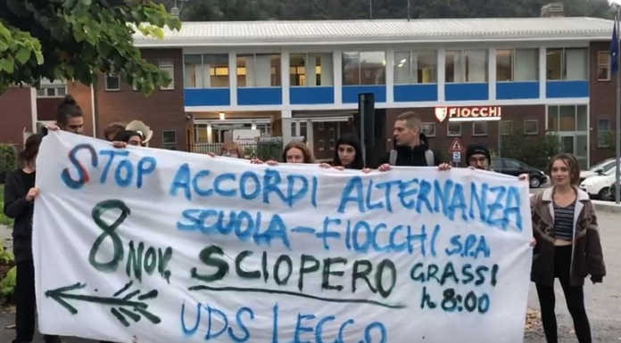 Stop alternanza scuola-Fiocchi, venerdì manifestazione a Lecco