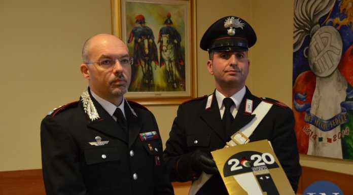 Presentati il Calendario Storico e l’Agenda 2020 dell’Arma dei Carabinieri