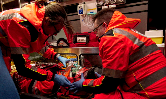 L’esercitazione della Croce Verde, settanta volontari in azione