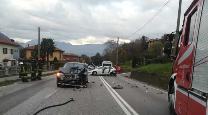 Incidente stradale a Calco. Interviene l’elicottero di Milano
