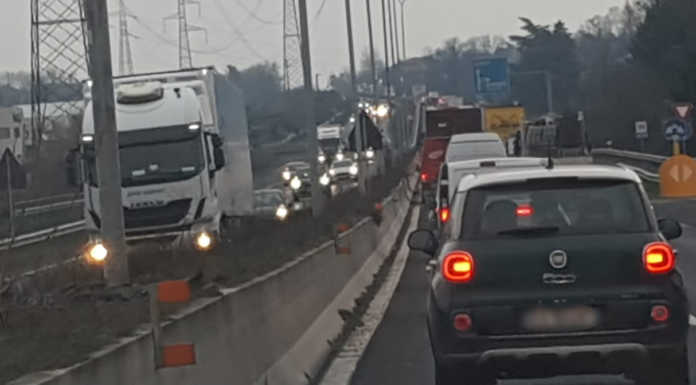 Incidente sulla SS36 (Nord), code all’altezza di Giussano
