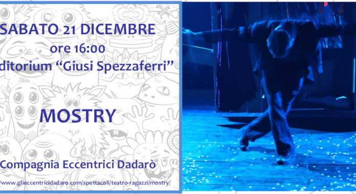 Merate, in auditorium in scena Mostry, spettacolo per bambini