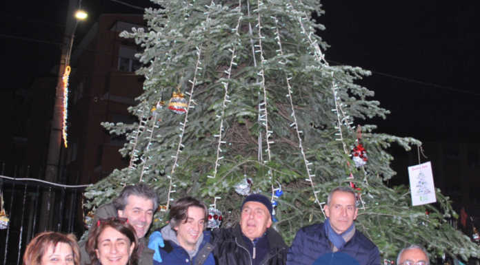 Merate, viale Verdi in festa per l’accensione dell’albero. E ora al via la riqualificazione