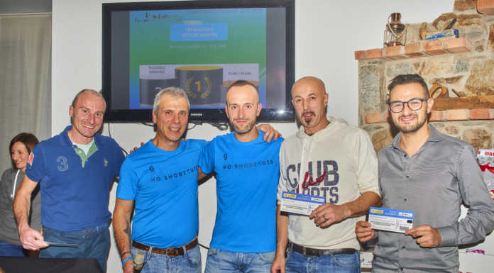 Team Pasturo, serata di festa con le premiazioni sociali