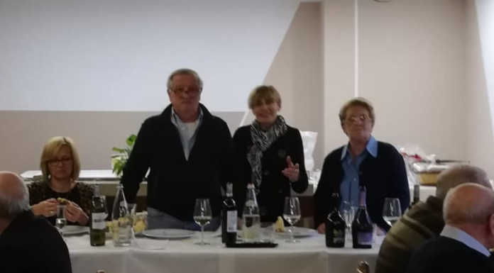 Gli anziani di Calolzio a pranzo per il tradizionale scambio di auguri