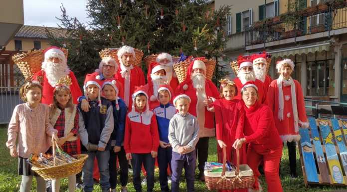 Babbo Natale fa tappa tra gli anziani ospiti dell’Airoldi e Muzzi