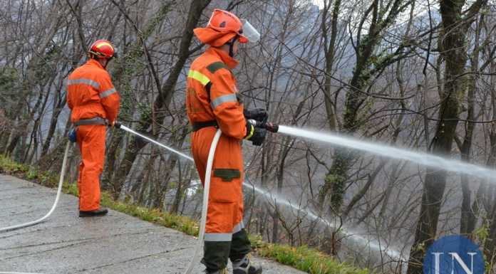 Comunità montana: mattinata di esercitazione per i gruppi antincendio boschivo