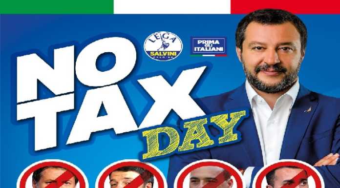 Sabato la Lega organizza anche a Lecco il ‘no Tax Day’