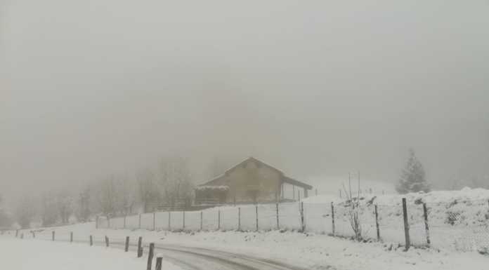 La neve imbianca di nuovo il lecchese ma ora torna il sereno